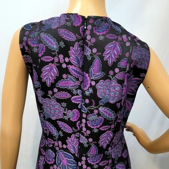 𝅺Elie Tahari Louisa Sleeveless Jacquard Dress - Picture 12 of 17